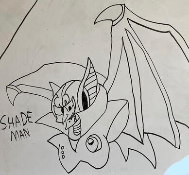 (2024) Mega Man- Shade Man Headshot
